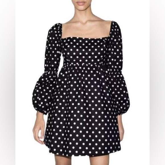 Reformation Polka Dot Dress NWT - Picture 4 of 12